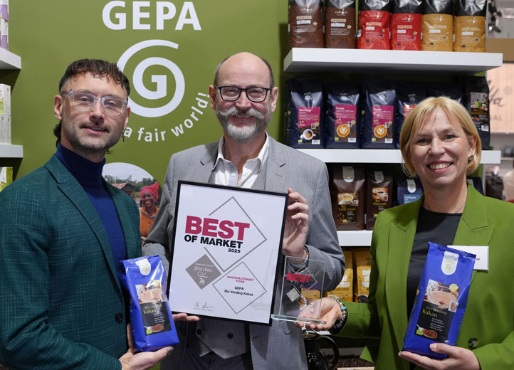 Erfolgreiches Comeback der GEPA auf der INTERNORGA 2025 | GEPA: GEPA