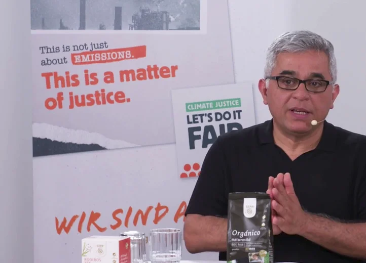 Kleber Cruz Garcia beim Sprechen