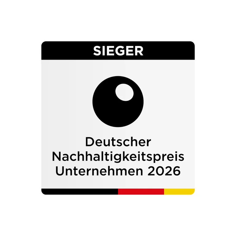 Sieger-Logo des Deutschen Nachhaltigkeitspreis Unternehmen 2026