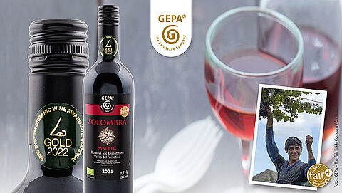 Gold für Bio Solombra Cabernet Sauvignon!