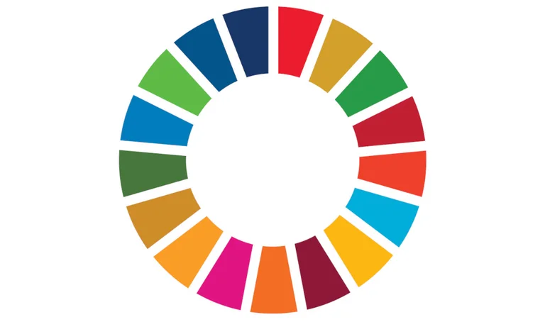 Buntes Kreis-Logo des SDG-Awards