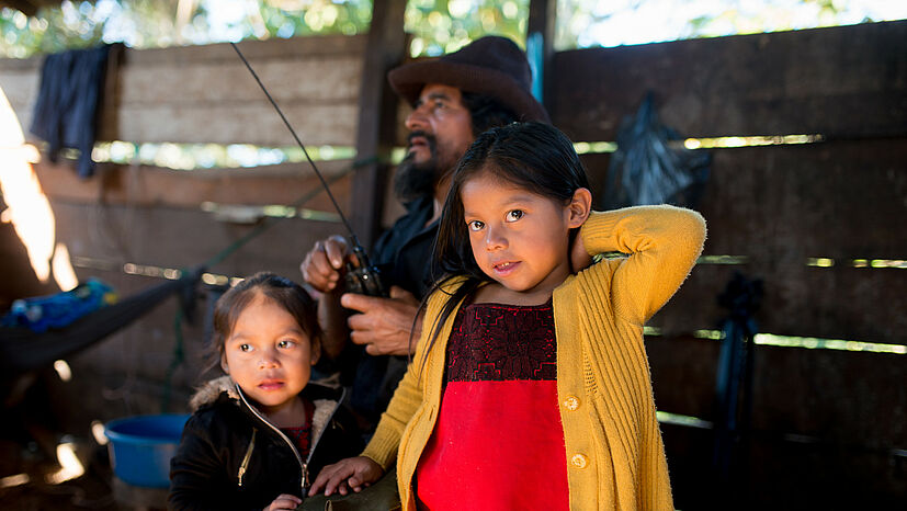 Nicolás' Enkeltöchter Mayeli (links) und Lizeth | Foto: GEPA – The Fair Trade Company / Rafael Solórzano, Mexiko