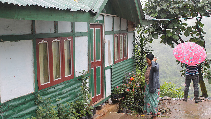 Typische Häuser auf Samabeong