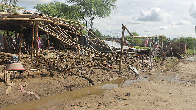 Bei unserem Partner Norandino sind allein in der Gemeinde Batanes über 160 Häuser durch Überschwemmungen zerstört worden.