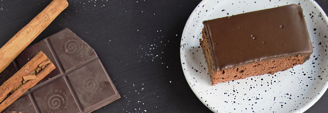 Vegane Lebkuchenschnitten mit Schokoladenganache, | Foto: 