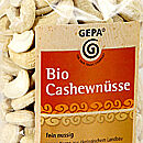 ÖKO-TEST: „Sehr gut für GEPA-Cashewnüsse
