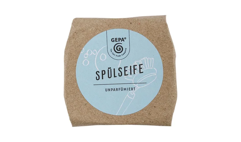 Produktbild der GEPA-Sp&uuml;lseife "unparf&uuml;miert"