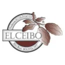 Logo von El Ceibo mit zwei gezeichneten Kakaoschoten an einem Ast und der Schrift "Productos Ecologicos Alto-Beni Bolivia 1977"
