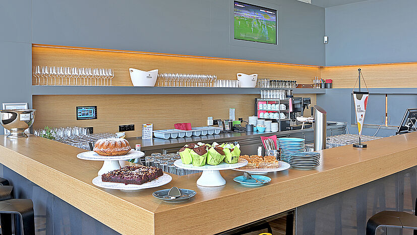 Im Gastronomie-Bereich des Deutschen Fußballmuseums können Sie fairen GEPA-Kaffee genießen!