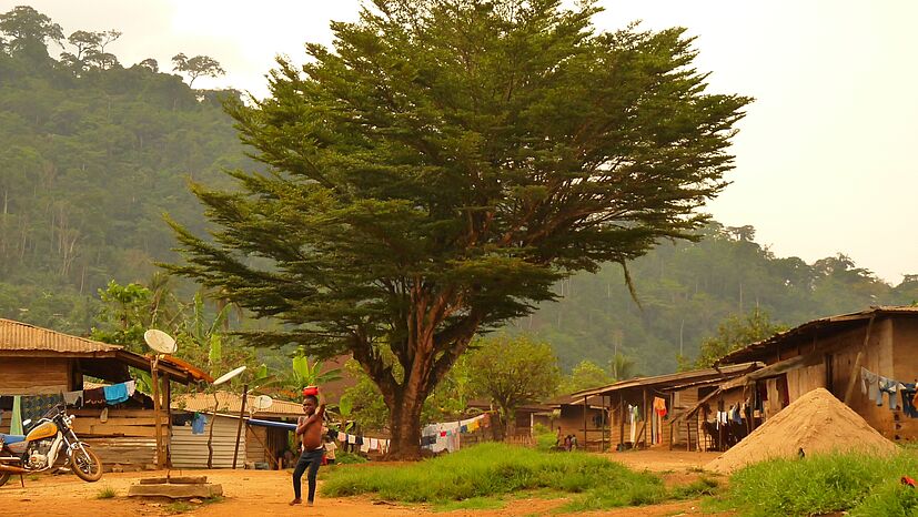 Das Dorf Konye