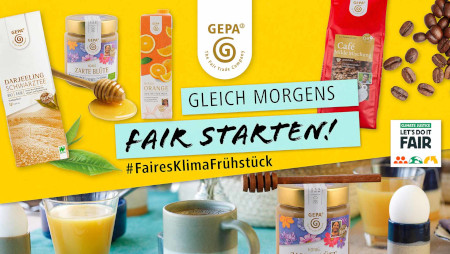 Einladung Frühstücks-Talk Insta-Live: Gleich morgens – fair starten: #FairesKlimaFrühstück